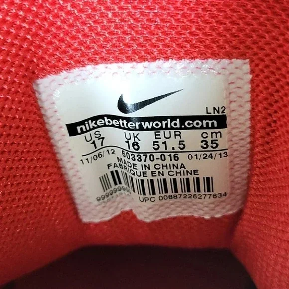 Men's Nike Zoom code Elite 3/4 Football Cleats (size 17) - Picture 10 of 10